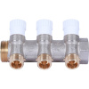Коллектор 3 выхода STOUT 1"x1/2" плоское уплотнение SMB 6852 011203